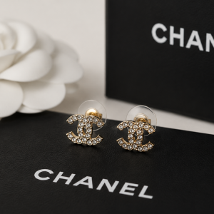 Chanel Logo Earrings